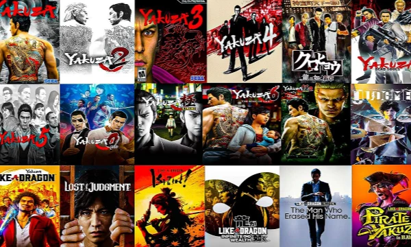 Tierlist includes all Ryu ga Gotoku games, mainline + spin-offs, besieds RGG online and Streets of Kamurocho