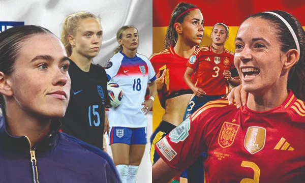 It’s Spain against England! Which team will come out on top and earn more votes for their women? Both sides have 16 contenders! 