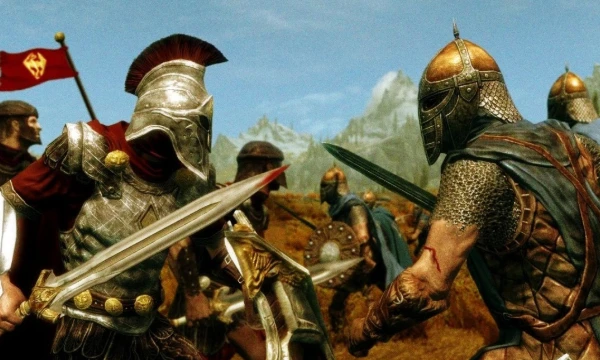 A light diagram showing which side of the war in Skyrim has more advantages than disadvantages, and for whom you stand more.