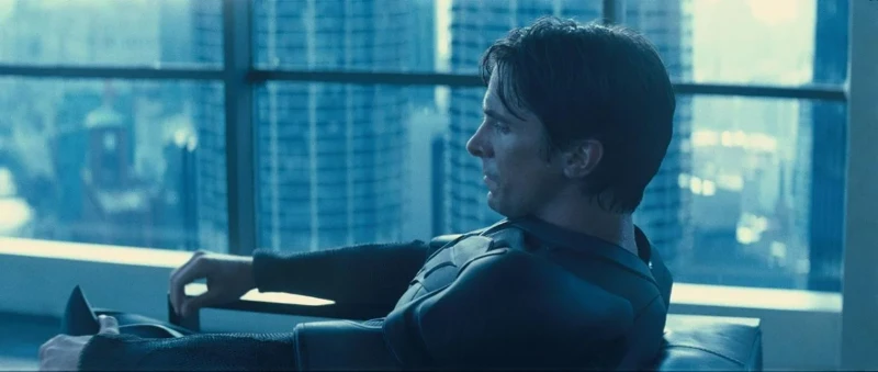 The character's self-pity is adeptly depicted in The Dark Knight. The character's self-pity is adeptly depicted in The Dark Knight.