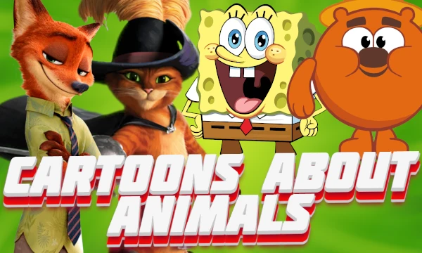 This test contains the best cartoons and animated series in which the main characters are animals. I suggest you choose the best one. Enjoy your passage