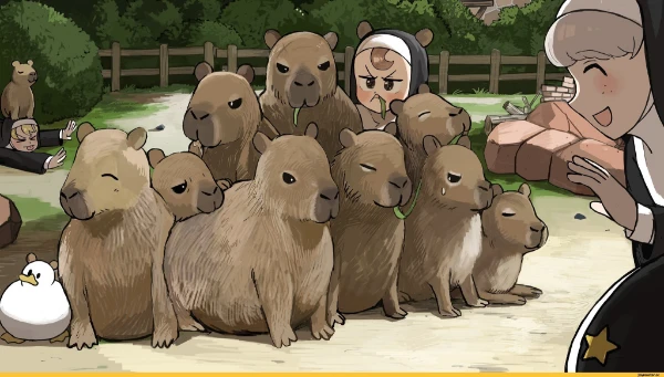 The capybara is an endangered species (at least in my heart), and they need to be perpetuated, which is why this test was created :)