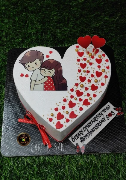 Here are the heart-shaped cakes, you will need to choose the cake that you liked the most. 