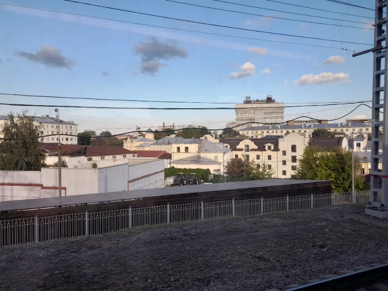 I accompany everything with a view from the window of the train. How much prettier Moscow has become under Sobyanin... I accompany everything with a view from the window of the train. How much prettier Moscow has become under Sobyanin...