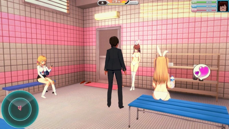 A frame from one of the versions of the game. A frame from one of the versions of the game.