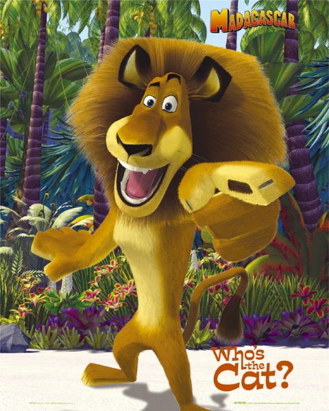 As we have known since childhood, the lion is considered the king of animals. And we know this thanks to the painted maned cats in various cartoons. Therefore, I suggest choosing the royal lion himsel
