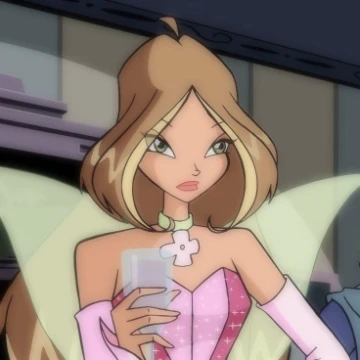 A selection of magical art with a gentle fairy from Winx