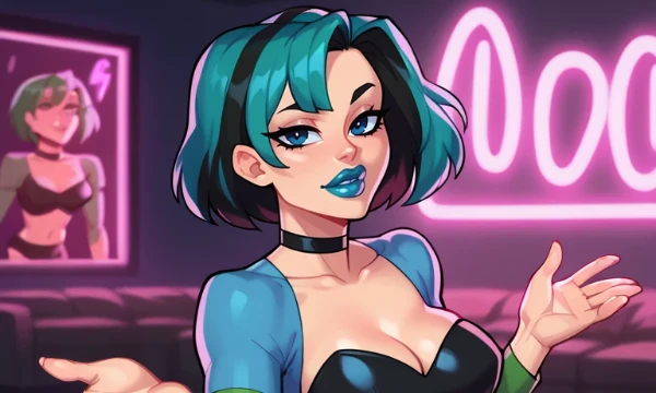There is such a cool animated series "Desperate Heroes". I think many people watched it on the Cartoon Network as a child, so I suggest you choose the best
girl from this cartoon!