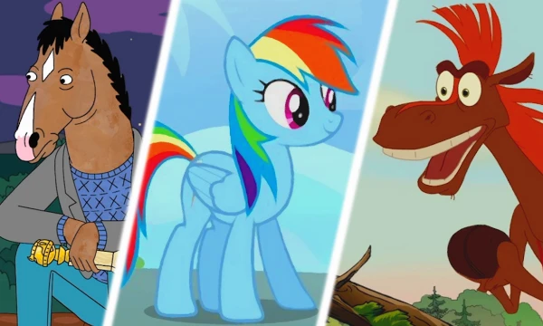 Choose your favorite cartoon horse. The test includes both Disney classics and adult animation. Well, a couple of NON-horses are also present.