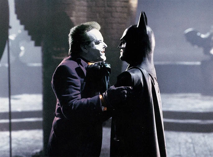 This is a still from Tim Burton's 1989 film Batman. This is a still from Tim Burton's 1989 film Batman.