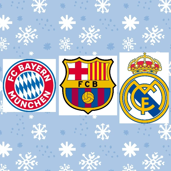 You will choose between players from three football clubs - these are: Bayern, Barcelona, Real Madrid, and based on this, you will see which players you voted for more often.