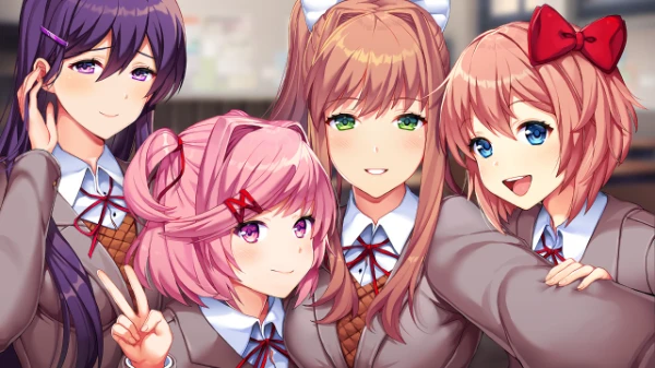 Today we will find the best art by Doki Doki Literature Club! And you're going to help us with that. Choose Natsuki more often, otherwise she will be offended. (My first test, don't judge me harshly)
