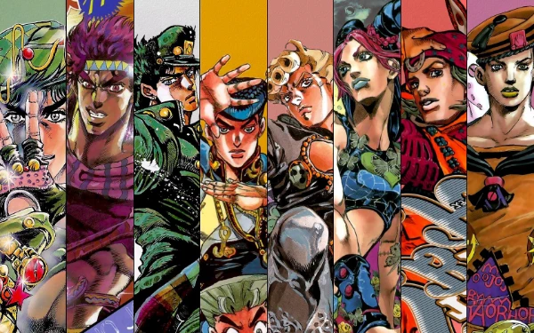 Hello everyone In this test, I suggest you choose the best JOJO in several categories presented. This is my first test of this format, so I will be glad for advice and criticism., 