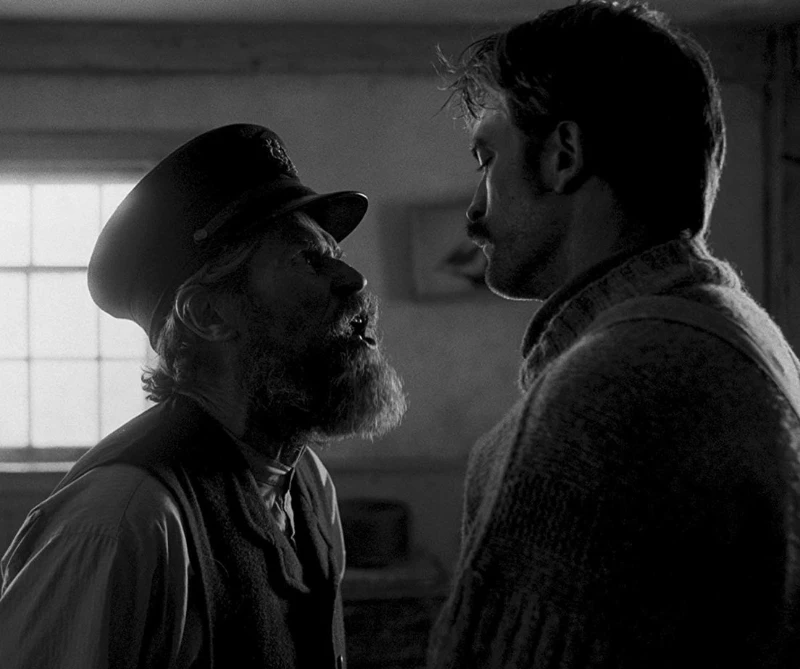 An image from the movie "The Lighthouse" An image from the movie "The Lighthouse"