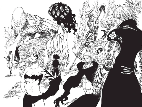 I have collected the most famous demon clan characters from the anime and manga 7 Deadly Sins that have chosen the best. ATTENTION, only pure-blooded demons are taken :)
