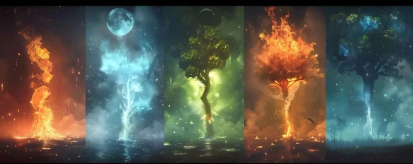 Do you think you can name all the magical elements? Hmm, let's see!