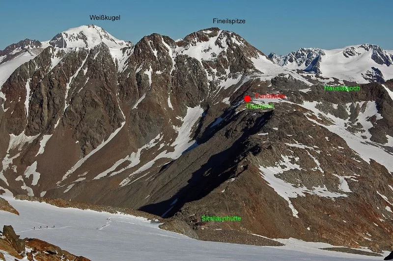 The location of the mummy (marked with a red dot) The location of the mummy (marked with a red dot)