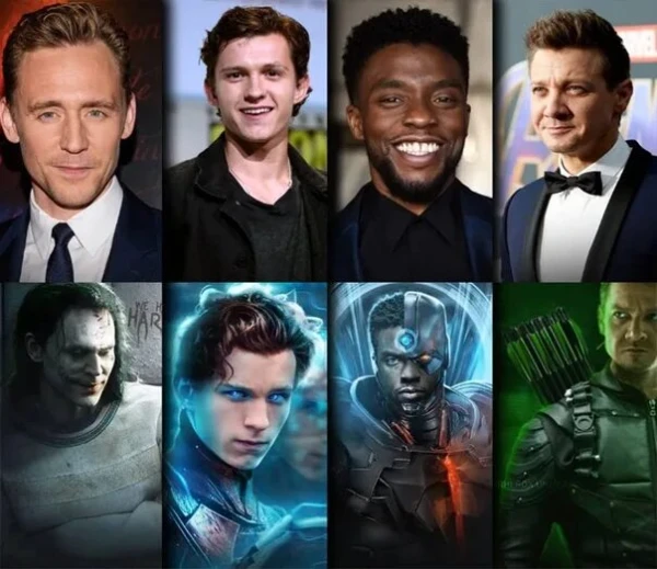 That's all, not the ones that are and will be. Guess who these actors and actresses are in TV series or movies based on DC comics.