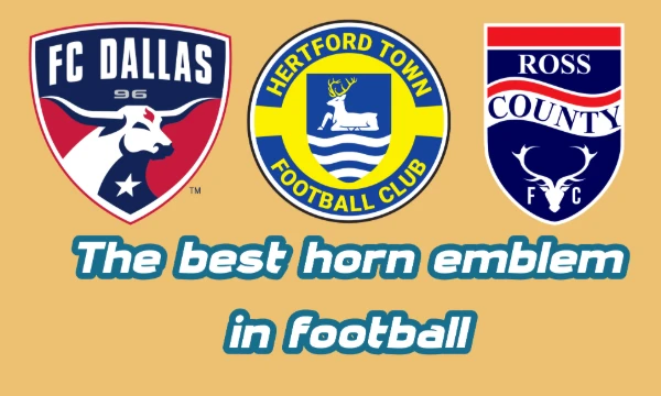 This time it was very difficult to find logos. But I found them all! Meet unicorns, bulls, deer and sheep on football emblems!