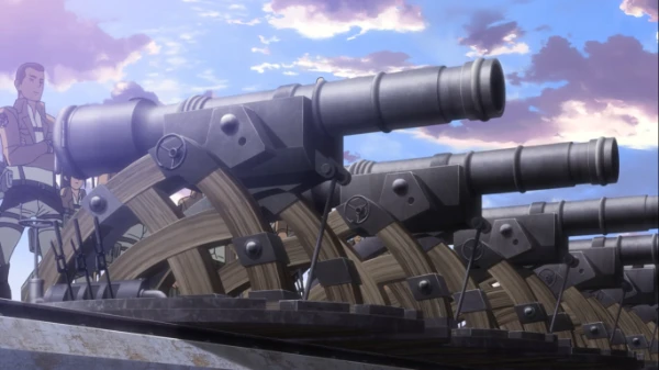 Which weapon is from the work Attack of the Titans.(In Attack of the Titans, many weapons were taken from real life and all these weapons will have real names). Combat characteristics are mostly not s