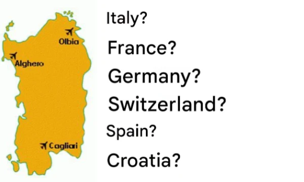 In this test, you need to understand which country the island belongs to. You will be shown his map, which may contain both the names of cities and the name.