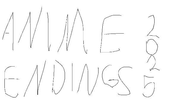 All aniem endings 2025