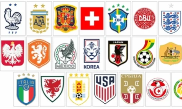 Choose the best logo designs amongst all football national teams and confederations in the world! 

Made during the FIFA World Cup 2026