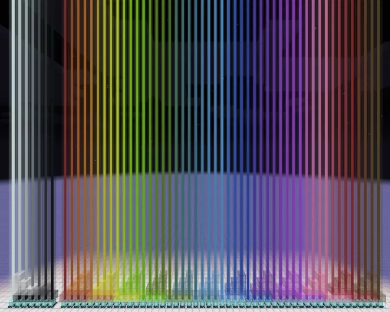 15. It is possible to change the color of the beacon beam. It is enough to put a block of glass in the color that you want to paint the beam with. 15. It is possible to change the color of the beacon beam. It is enough to put a block of glass in the color that you want to paint the beam with.