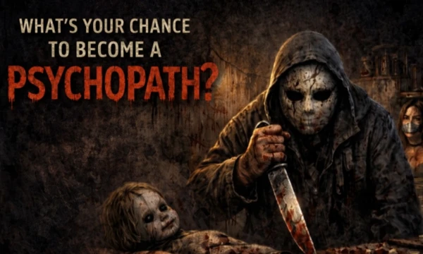 Everyone has heard about maniacs, serial killers, and so on. But have you ever thought that they used to be the most ordinary people, just like you? The test is for entertainment purposes and does not