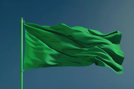 name as quickly as possible all the flags of Europe that have a green color on them, including transcontinental and partially recognized states.