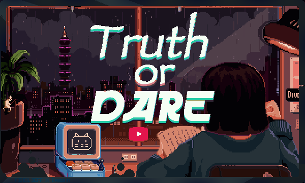 📦 "Truth or Dare" is a game where you can get questions about your personality or tasks to complete in real life. I highly recommend playing with friends!