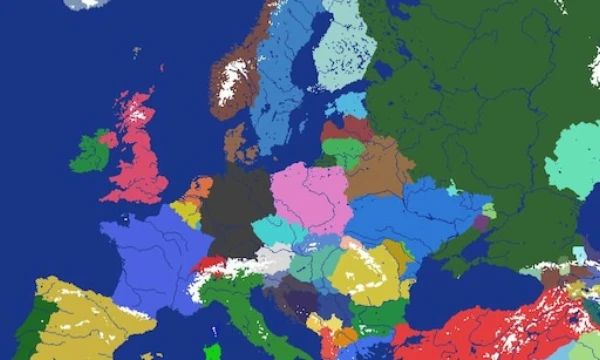 There are more than 40 countries in Europe, and I suggest you name the 30 largest of them. Good luck!  
P.S. the map of 2013!