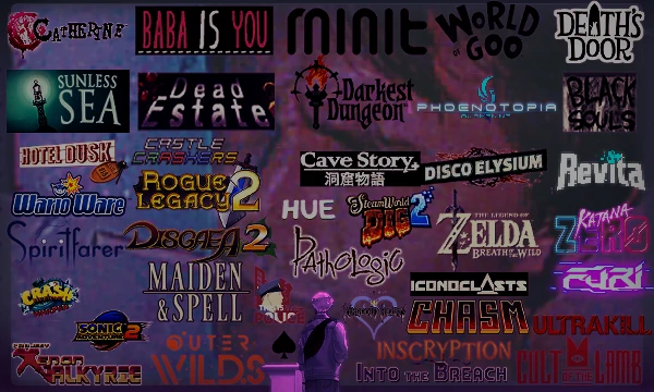 A few tracks from 41 indie games that you may or not heard. Take your time, make sure everything is done, then i'll be waiting here