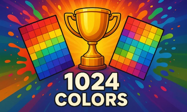 Everyone has their own favorite color. Red, green, black. But the range of colors is so wide that it tends to infinity. 1024 colors is just a drop in the bucket, but it should be enough..