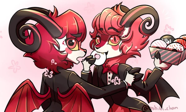 Cute little goats. Toys brought to life by Lucifer to look after Charlie. They love donuts .The very names Razzle and Dazzle are a reference to the musical "Chicago" and its "Razzle Dazzle".