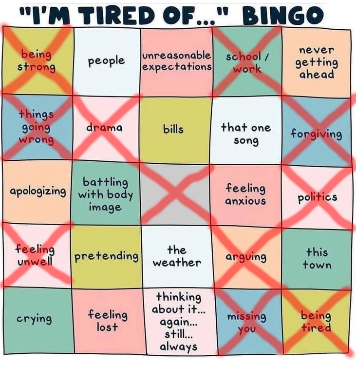 I'm tired of... I'm tired of...