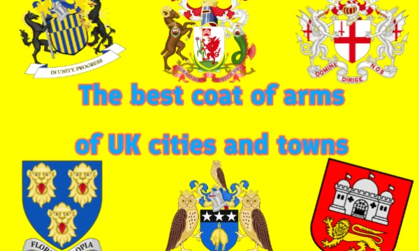 There are many cities in the UK, and each of them has its own coat of arms. Choose the most beautiful one!