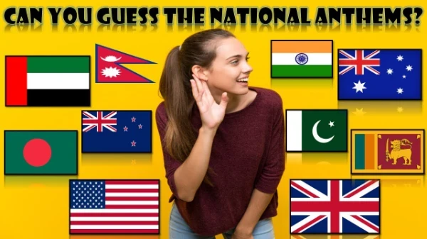 Hello everyone! Do you consider yourself a real geographer? Let's see if you can guess the country by its anthem? Good luck! Let's go!