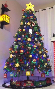 Choose a Christmas tree that you would like to see at home.