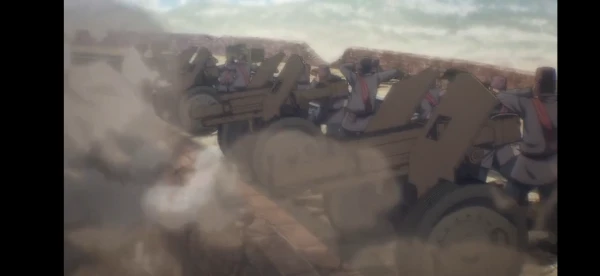 Which weapon is from the work Attack of the Titans.(In Attack of the Titans, many weapons were taken from real life and all these weapons will have real names). Combat characteristics are mostly not s