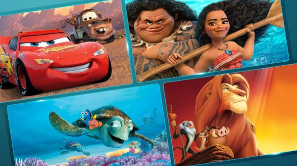 Disney and Pixar movies I watched 