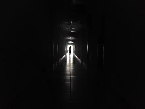 An unknown person is watching you and wants something from you.