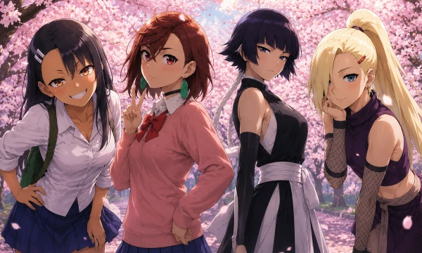 I decided this month to launch the so-called month of our SQUAD's favorite girls "G.O.A.T", which for now will consist of 3 parts (For now) I'll start with ANIME!!!
And so let's start a pleasant-looking tournament.