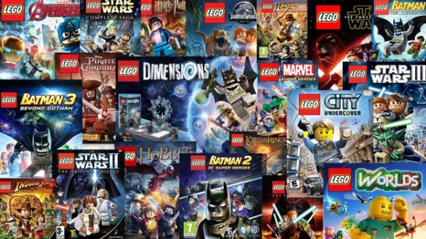 More than 30 different LEGO games, mainly from TT Games