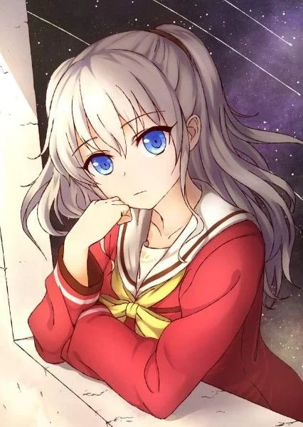 Nao Tomori (Charlotte).Blonde with amazing blue eyes.She also wears a skirt, which is definitely a plus.In the anime itself, I liked her character after all, but not about that Nao Tomori (Charlotte).Blonde with amazing blue eyes.She also wears a skirt, which is definitely a plus.In the anime itself, I liked her character after all, but not about that