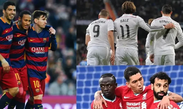 Which is football's greatest attacking trio? MSN, BBC or other? Choose the best one in your opinion.

