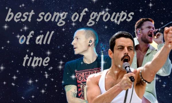 The best song among the bands of all time. no more than 5 songs from 1 group. (Subjective)