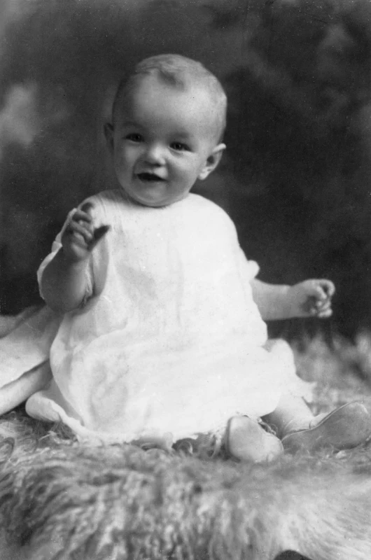 Monroe as an infant, c. 1927 Monroe as an infant, c. 1927