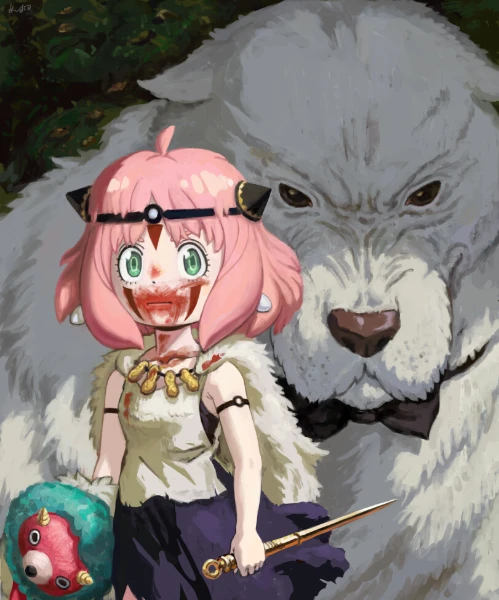 Crossovers are when 2 or more anime are trying to depict in one drawing. Your task is to guess which anime are depicted on it.