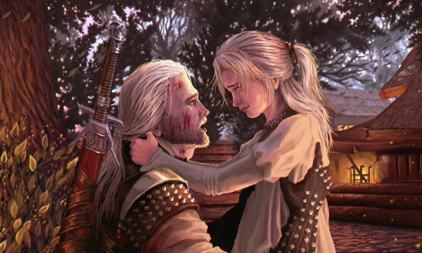 Choose your favorite moment in the story of the witcher Geralt of Rivia and his family, which you remember the most and made a strong impression on you.